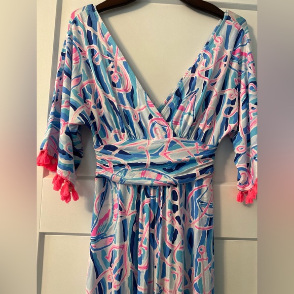 Lilly Pulitzer Reel Nauti Parigi Maxi Dress 🦄 - Picture 5 of 6